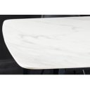 MILANO design kerámia étkezőasztal - 160/180cm - fehér