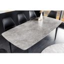 MILANO design kerámia étkezőasztal - 160/180cm - szürke