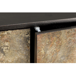 MOUNTAIN SOUL különleges kőfurnéros komód - 175cm - beige