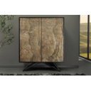 MOUNTAIN SOUL különleges kőfurnéros komód - 120cm - beige