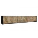 MOUNTAIN SOUL különleges kőfurnéros fali TV-szekrény - 160cm - beige