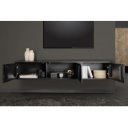 MOUNTAIN SOUL különleges kőfurnéros fali TV-szekrény - 160cm - beige