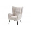 AMSTERDAM design bouclé fotel - beige