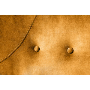 AMSTERDAM design bársony fotel - sárga