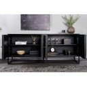 BARRACUDA STAR design teakfa komód - 177cm - szürke