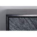 BARRACUDA STAR design teakfa szekrény - 120cm - szürke