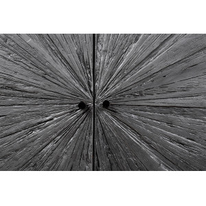 BARRACUDA STAR design teakfa szekrény - 120cm - szürke