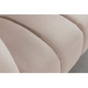 NOBLESSE exkluzív bársony kanapé - pezsgő - 165cm