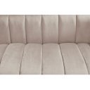 NOBLESSE exkluzív bársony kanapé - pezsgő - 165cm