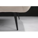 NOBLESSE exkluzív bársony kanapé - pezsgő - 165cm