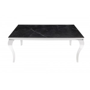 MODERN BAROCK design étkezőasztal -180cm - fekete márvány
