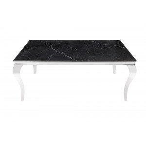 MODERN BAROCK design étkezőasztal -180cm - fekete márvány