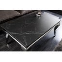 MODERN BAROCK design dohányzóasztal - 100cm - fekete márvány