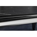 MODERN BAROCK design dohányzóasztal - 100cm - fekete márvány