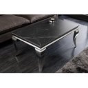 MODERN BAROCK design dohányzóasztal - 100cm - fekete márvány