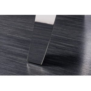 MODERN BAROCK design dohányzóasztal - 100cm - fekete márvány