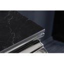 MODERN BAROCK konzolasztal - 145cm - fekete márvány