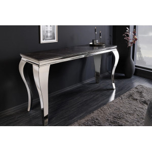 MODERN BAROCK konzolasztal - 145cm - fekete márvány INVICTA