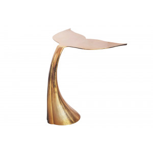 WHALE design fém lerakóasztal - 65cm - arany