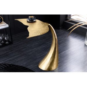 WHALE design fém lerakóasztal - 65cm - arany INVICTA