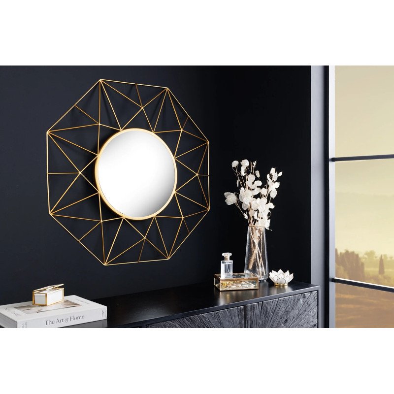 DIAMOND modern tükör - 80cm - arany