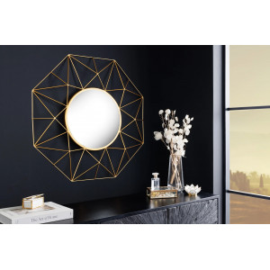 DIAMOND modern tükör - 80cm - arany INVICTA