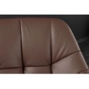PAPILLON design forgatható szék - valódi bőr - barna