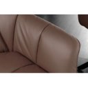 PAPILLON design forgatható szék - valódi bőr - barna