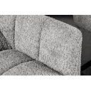 PAPILLON design forgatható bouclé szék - szürke