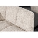 PAPILLON design forgatható bouclé szék - beige