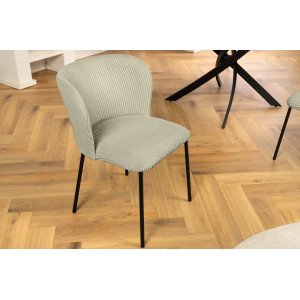 LYON modern kordbársony szék - zöld INVICTA