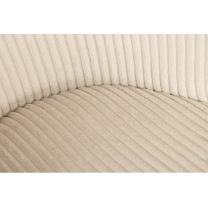 LYON modern kordbársony szék - beige