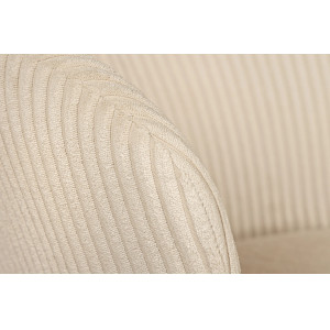 LYON modern kordbársony szék - beige