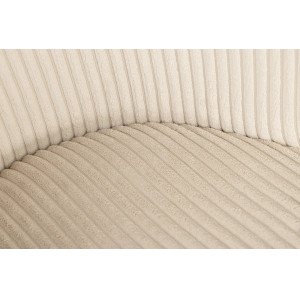 LYON modern kordbársony szék - beige