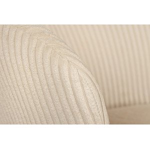 LYON modern kordbársony szék - beige
