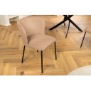 LYON modern kordbársony szék - lazac