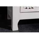 MARRAKESH-II design mangófa komód- 170cm - fehér