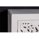 MARRAKESH-II design mangófa komód- 170cm - fehér