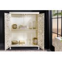 MARRAKESH-II design mangófa szekrény - 140cm - fehér