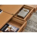 MALETA prémium bőr dohányzóasztal - 144cm