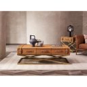 MALETA prémium bőr dohányzóasztal - 144cm