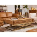 MALETA prémium bőr dohányzóasztal - 144cm