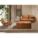 MALETA prémium bőr fotel - barna