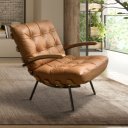 MALETA prémium bőr fotel - barna