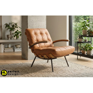 MALETA prémium bőr fotel - barna Angel Cerdá