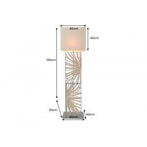 EUPHORIA-II - design állólámpa - bézs - 165cm
