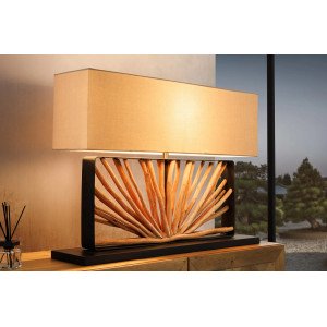 EUPHORIA-II exkluzív fa lámpa - 80cm Asztali lámpák
