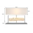 ROUSILIQUE exkluzív fa lámpa - 60cm