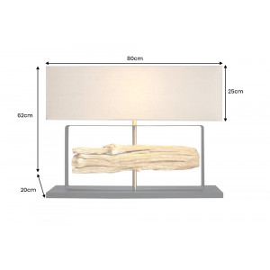 ROUSILIQUE exkluzív fa lámpa - 60cm