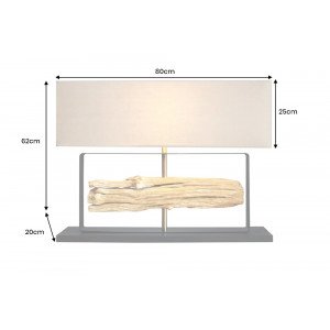 ROUSILIQUE exkluzív fa lámpa - 60cm